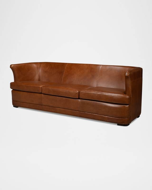 McMillan Leather Sofa